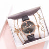 Fashion Classic Quartz Women's Watch With Pu Strap And Alloy Case Round Dial