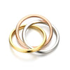 Fashion Classic Style Threecolor Threering Buckle Ring Source Factory Outlet