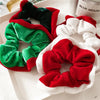 Fashion Color Block Flannel Hair Tie