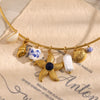 Fashion Commuter Luxury Necklace Stainless Steel Titanium Steel Animal Zodiac Pendant Electroplated