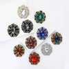 Fashion Creative Alloy Rhinestone Flower Brooch For Women's Clothing