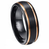 Fashion Creative Double Groove Stainless Steel Ring
