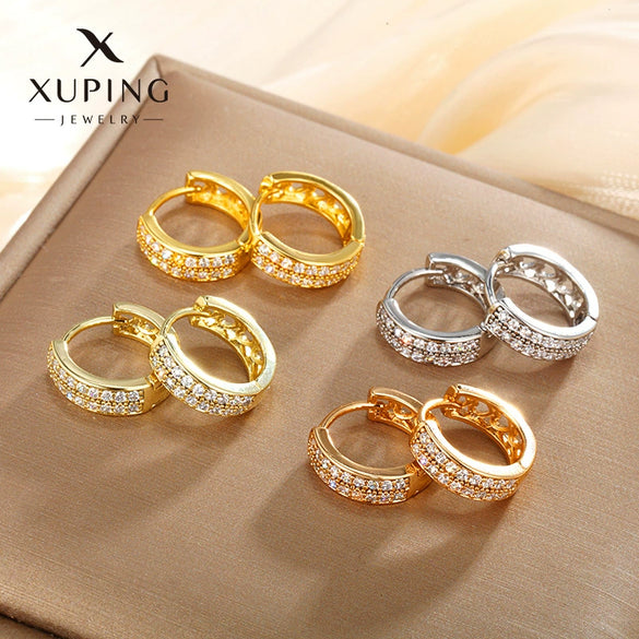 Fashion Creative Geometric Alloy Earrings With Electroplating