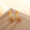 Fashion Creative Geometric Alloy Earrings With Electroplating