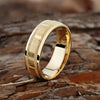 Fashion Creative Gold Stainless Steel Ring With Geometric Style And Electroplating Treatment