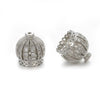 Fashion Creative Hollow Micro Inlaid Zircon Crown Jewelry Accessories Copper Electroplated