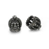 Fashion Creative Hollow Micro Inlaid Zircon Crown Jewelry Accessories Copper Electroplated