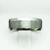 Fashion Creative Silver Triangle Trimming Stainless Steel Ring