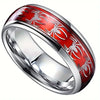 Fashion Creative Spider Geometric Stainless Steel Ring With Electroplating