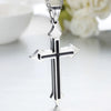 Fashion Cross Stainless Steel Plating Unisex Pendant Necklace