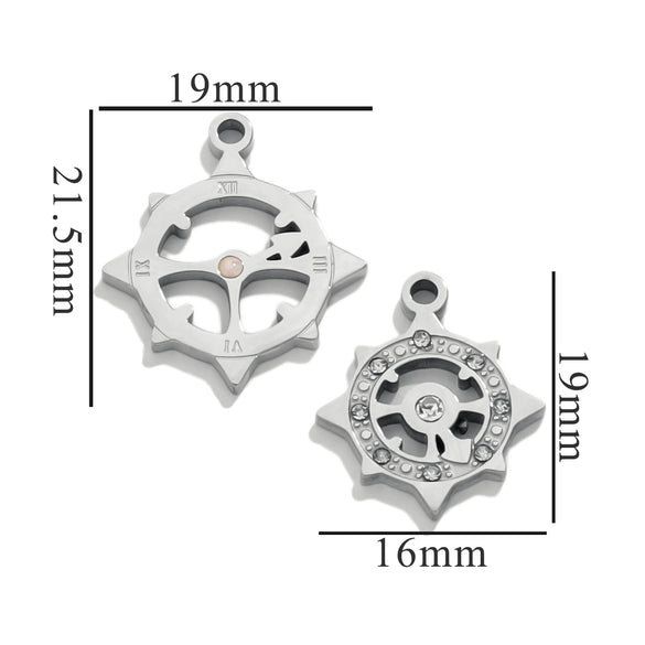 Fashion Cute Jewelry Accessories Stainless Steel Totem Pendant Electroplated