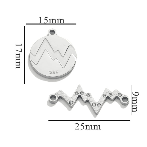 Fashion Cute Jewelry Accessories Stainless Steel Totem Pendant Electroplated