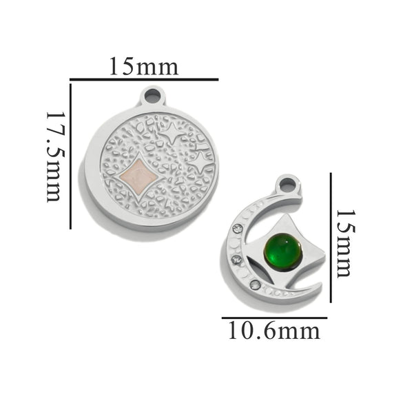 Fashion Cute Jewelry Accessories Stainless Steel Totem Pendant Electroplated