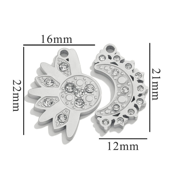 Fashion Cute Jewelry Accessories Stainless Steel Totem Pendant Electroplated