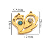 Fashion Cute Jewelry Accessories Stainless Steel Totem Pendant Electroplated