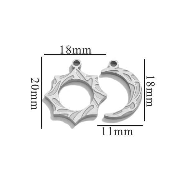 Fashion Cute Jewelry Accessories Stainless Steel Totem Pendant Electroplated