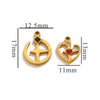 Fashion Cute Jewelry Accessories Stainless Steel Totem Pendant Electroplated