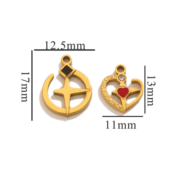 Fashion Cute Jewelry Accessories Stainless Steel Totem Pendant Electroplated