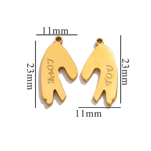 Fashion Cute Jewelry Accessories Stainless Steel Totem Pendant Electroplated