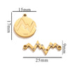 Fashion Cute Jewelry Accessories Stainless Steel Totem Pendant Electroplated