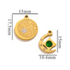 Fashion Cute Jewelry Accessories Stainless Steel Totem Pendant Electroplated