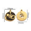 Fashion Cute Jewelry Accessories Stainless Steel Totem Pendant Electroplated