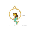 Fashion Cute Jewelry Pendant Stainless Steel Geometric Electroplated Hand Polished