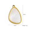Fashion Cute Jewelry Pendant Stainless Steel Geometric Electroplated Hand Polished