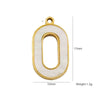 Fashion Cute Jewelry Pendant Stainless Steel Geometric Electroplated Hand Polished