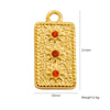 Fashion Cute Jewelry Pendant Stainless Steel Geometric Electroplated Hand Polished