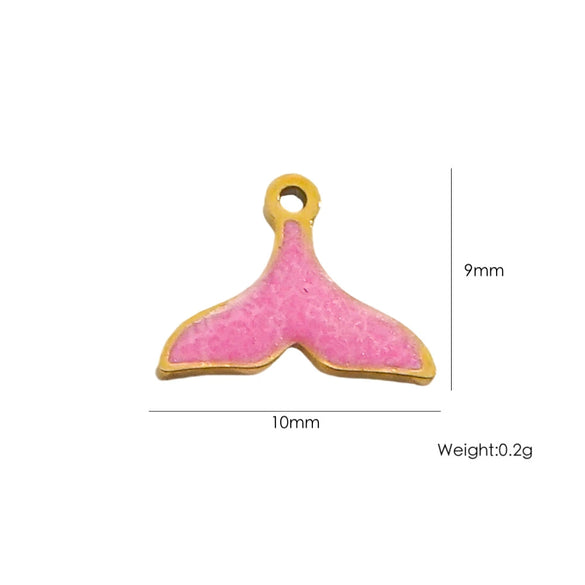 Fashion Cute Jewelry Pendant Stainless Steel Geometric Electroplated Hand Polished