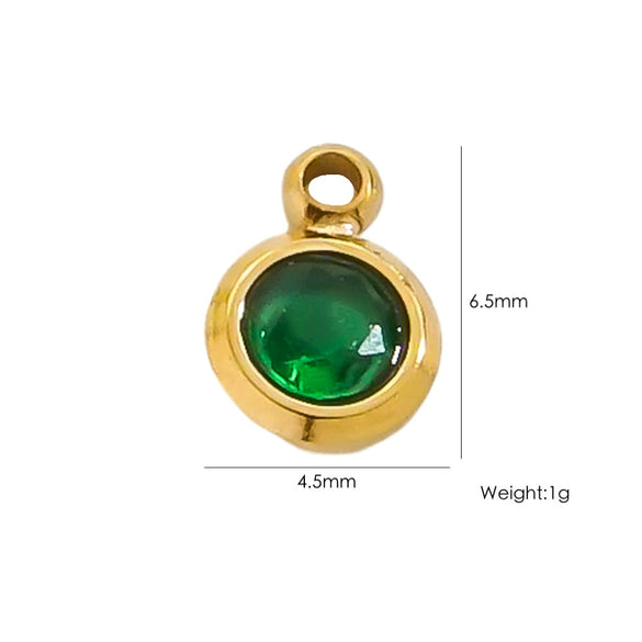 Fashion Cute Jewelry Pendant Stainless Steel Geometric Electroplated Hand Polished