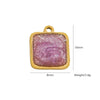 Fashion Cute Jewelry Pendant Stainless Steel Geometric Electroplated Hand Polished