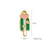 Fashion Cute Jewelry Pendant Stainless Steel Geometric Electroplated Hand Polished