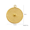 Fashion Cute Jewelry Pendant Stainless Steel Geometric Electroplated Hand Polished