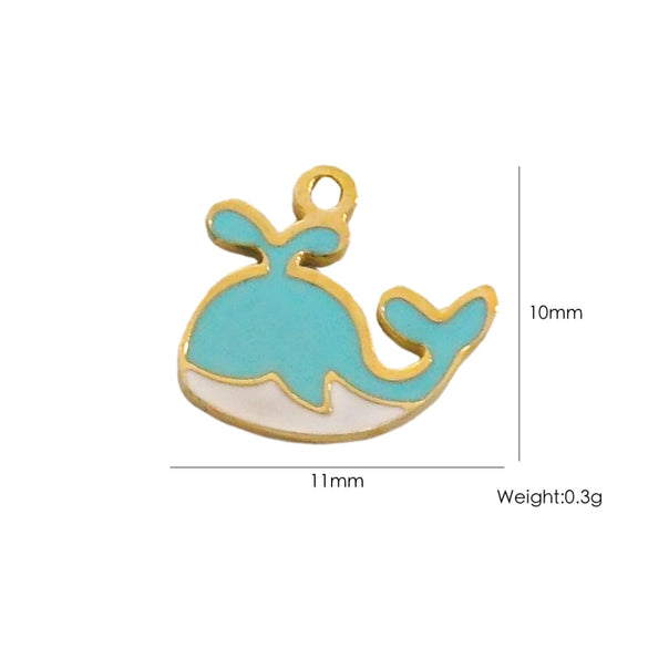 Fashion Cute Jewelry Pendant Stainless Steel Geometric Electroplated Hand Polished