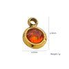 Fashion Cute Jewelry Pendant Stainless Steel Geometric Electroplated Hand Polished