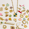 Fashion Cute Jewelry Pendant Stainless Steel Geometric Electroplated Hand Polished