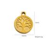 Fashion Cute Jewelry Pendant Stainless Steel Geometric Electroplated Hand Polished