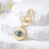 Fashion Devil'S Eye Alloy Inlay Zircon Bag Pendant Keychain 1 Piece
