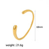 Fashion Diamond Encrusted Titanium Steel Electroplated Bracelet