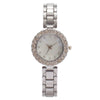 Fashion Diamond Ladies Metal Watch With Round Dial And Copper Clasp