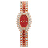 Fashion Diamond Squareshaped Women's Metal Watch