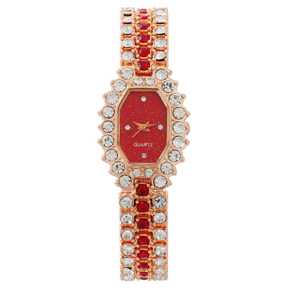 Fashion Diamond Squareshaped Women's Metal Watch