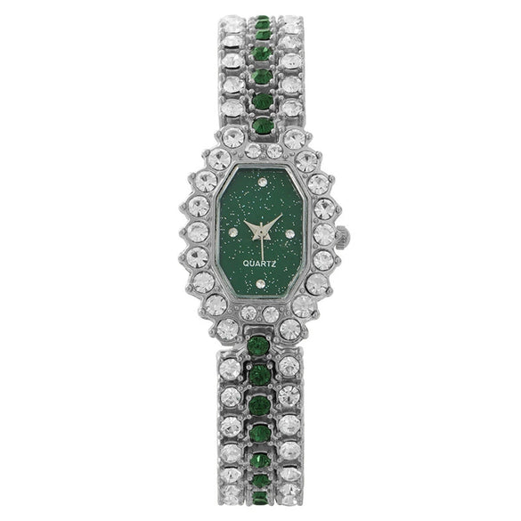 Fashion Diamond Squareshaped Women's Metal Watch