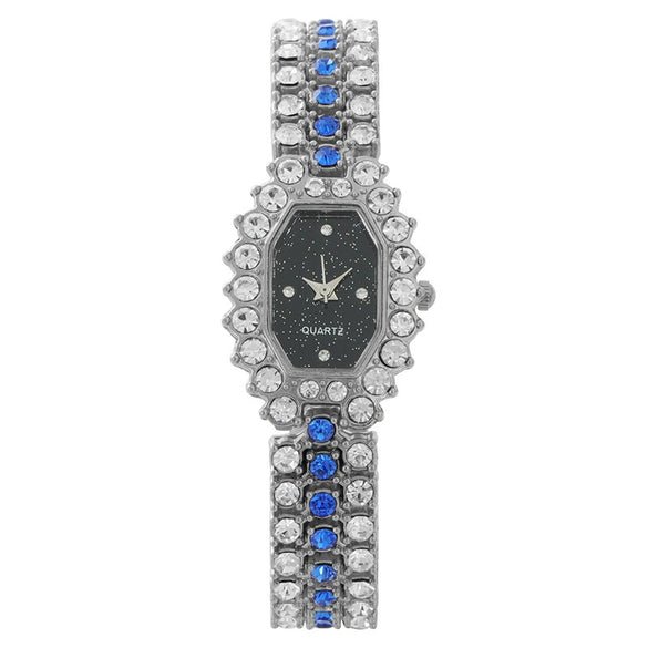 Fashion Diamond Squareshaped Women's Metal Watch