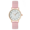 Fashion Digital Women's Watch Elastic Band Quartz Alloy Case Metal Strap Round Dial