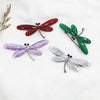 Fashion Dragonfly Alloy Plating Artificial Gemstones Unisex Brooches