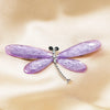 Fashion Dragonfly Alloy Plating Artificial Gemstones Unisex Brooches