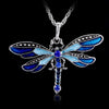 Fashion Dragonfly Alloy Plating Rhinestone Necklace